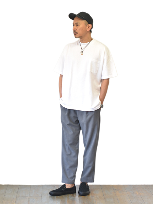 LA MOND RAYON TAPERED PANT - Grey