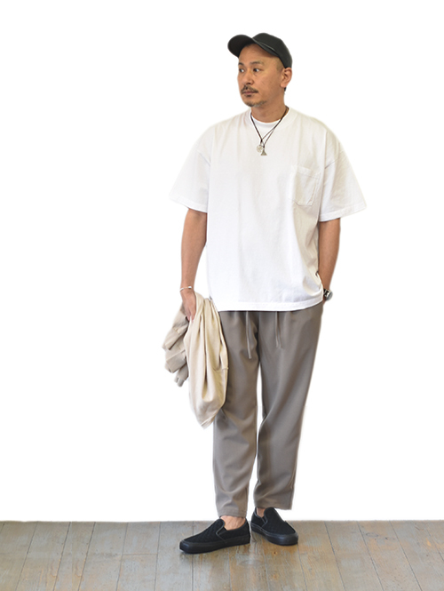 LA MOND RAYON TAPERED PANT - Walnut