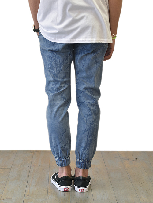 ZANEROBE Sureshot Denim Jogger Blue Marble