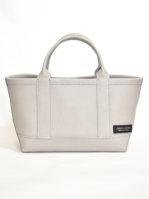 CROSSED ARROWS フラワースタッズ レザートートバッグ Grey