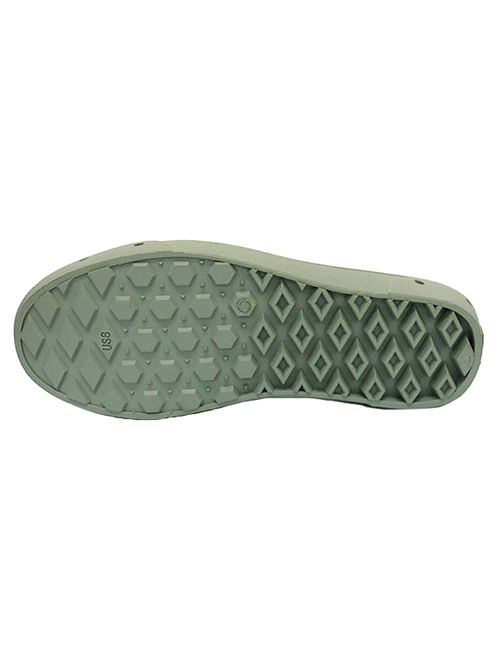 VANS TREK SLIP ON - Green Milieu フラッグチェック デザイン