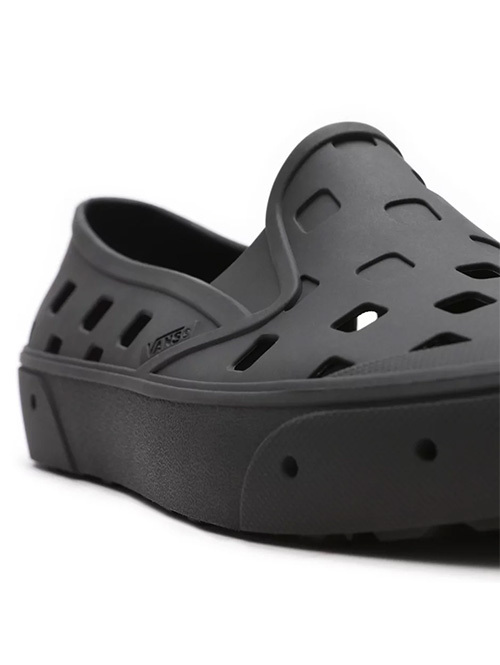 VANS TREK SLIP ON - Black フラッグチェック デザイン