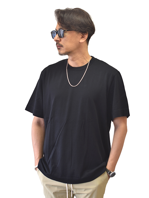 ELVINE Mercerized Jersey Knit Tee black