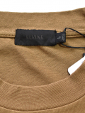 ELVINE Mercerized Jersey Knit Tee Brown