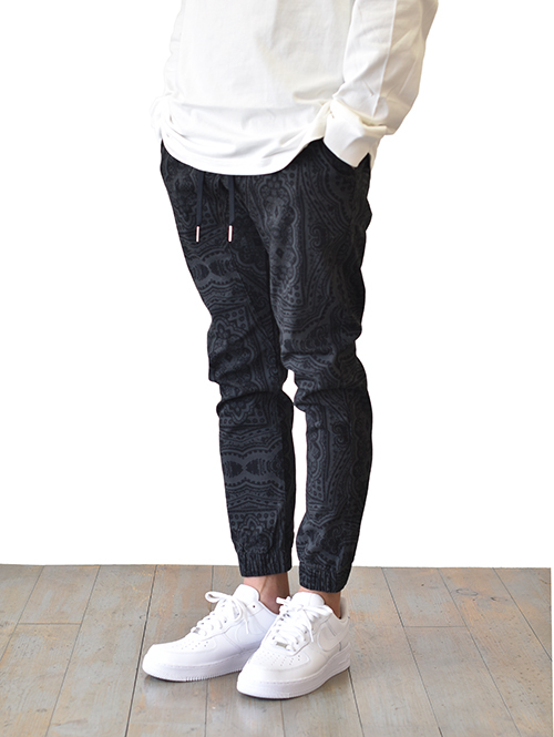 ZANEROBE BANDANA Sureshot Jogger Pant バンダナ柄 Dk.Grey / Black