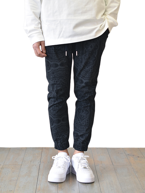 ZANEROBE BANDANA Sureshot Jogger Pant バンダナ柄 Dk.Grey / Black
