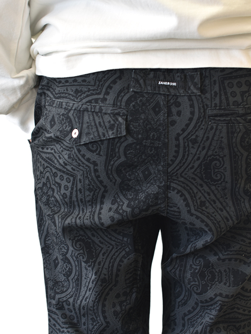 ZANEROBE BANDANA Sureshot Jogger Pant バンダナ柄 Dk.Grey / Black