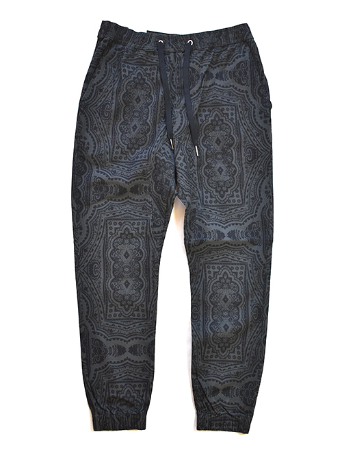 ZANEROBE BANDANA Sureshot Jogger Pant バンダナ柄 Dk.Grey / Black