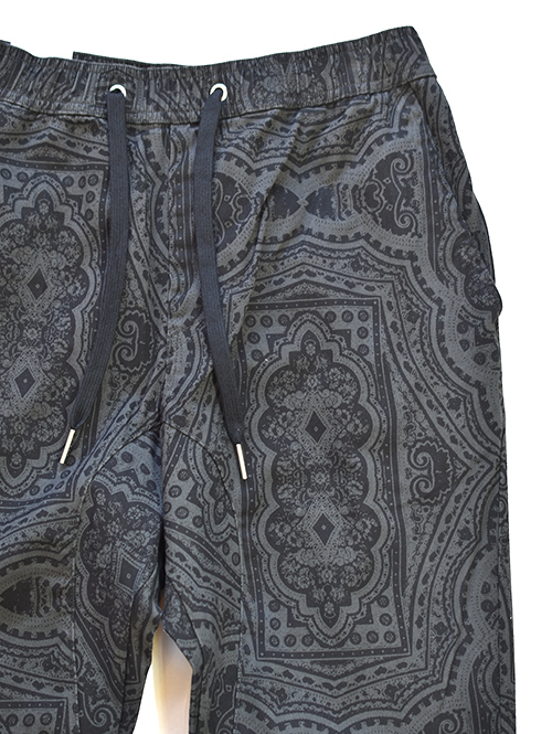 ZANEROBE BANDANA Sureshot Jogger Pant バンダナ柄 Dk.Grey / Black