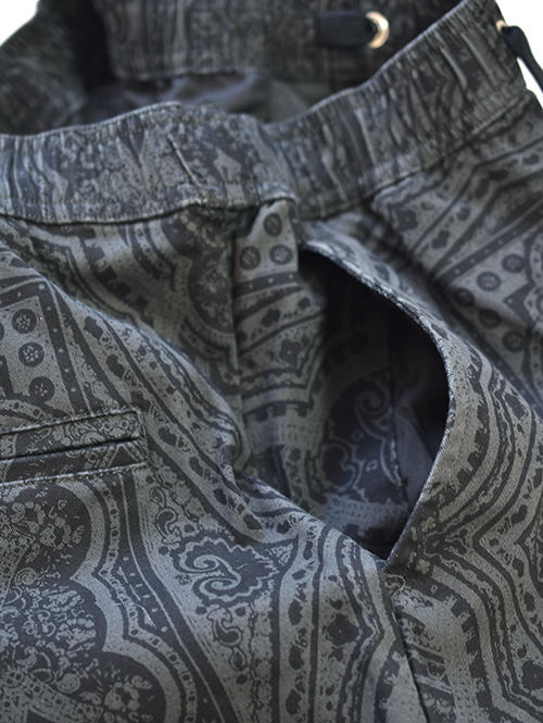 ZANEROBE BANDANA Sureshot Jogger Pant バンダナ柄 Dk.Grey / Black