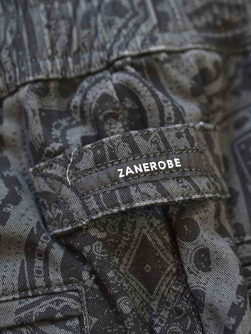 ZANEROBE BANDANA Sureshot Jogger Pant バンダナ柄 Dk.Grey / Black