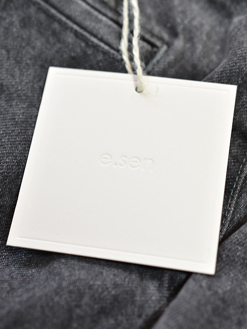 e.sen(イーセン) Tony Denim Black