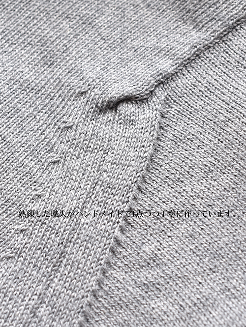 最高級ニットTシャツ JOHN SMEDLEY(ジョンスメドレー) TINDALL メンズ 24G 半袖 クルーネックニット Silver