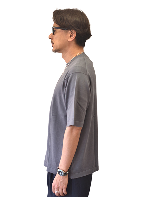 最高級 コットン ニット Tシャツ JOHN SMEDLEY（ジョンスメドレー