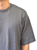 最高級 コットン　ニット Tシャツ JOHN SMEDLEY（ジョンスメドレー） TINDALL  メンズ 24G 半袖 クルーネックニット COBBLE GREY