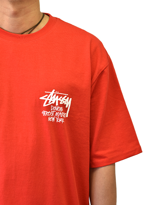 STUSSY STOCK DSM N.Y Tシャツ Red