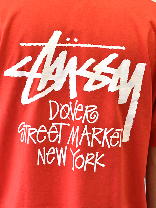 STUSSY STOCK DSM N.Y Tシャツ Red