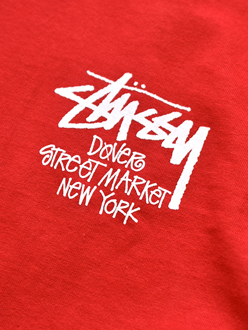STUSSY STOCK DSM N.Y Tシャツ Red