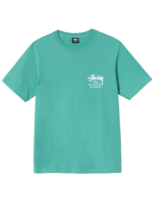 STUSSY STOCK DSM L.A ステューシー ドーバー コラボ Tシャツ Green アメリカ輸入品