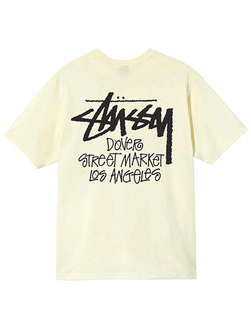 STUSSY STOCK DSM L.A  Tシャツ Light Yellow