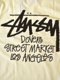 STUSSY STOCK DSM L.A  Tシャツ Light Yellow