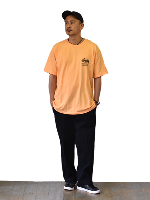 STUSSY STOCK DSM L.A Tシャツ Peach