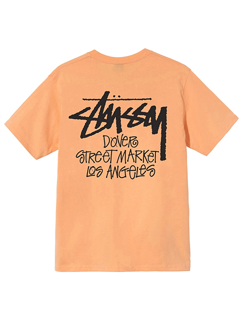 STUSSY STOCK DSM L.A Tシャツ Peach