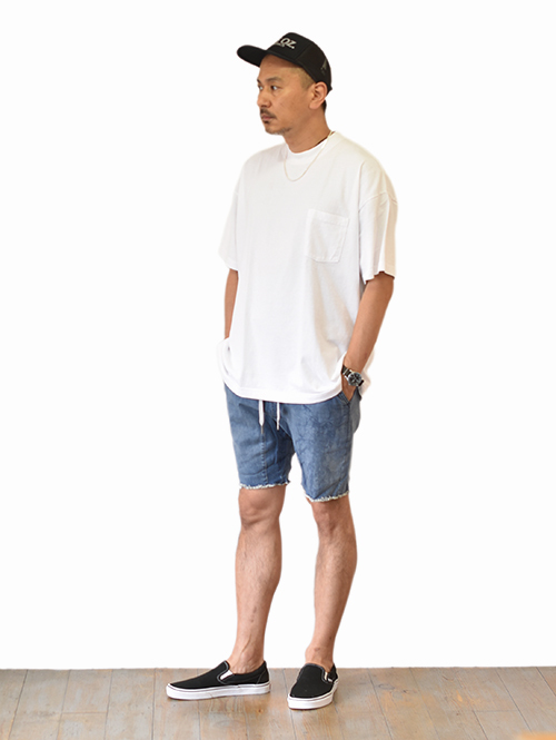 ZANEROBE Sureshot Denim Short - Blue Marble