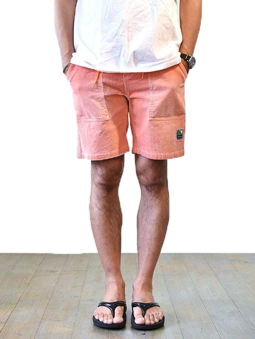 OFF SHORE CORDUROY SHORTS　SALMON