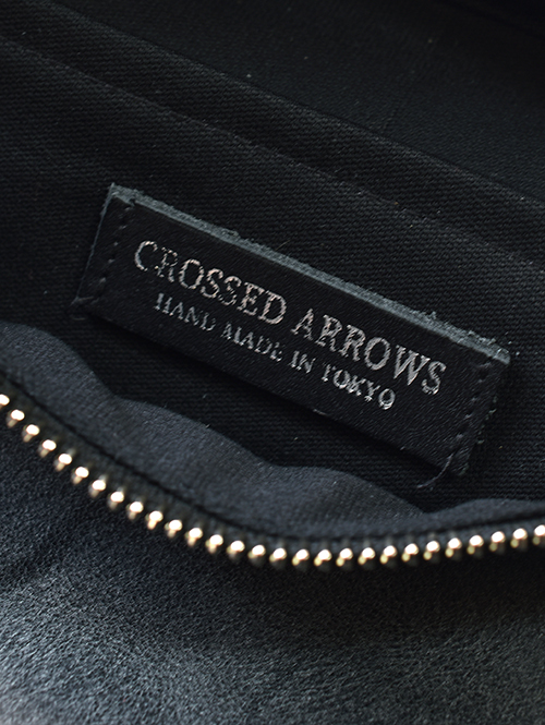 CROSSED ARROWS エトフ別注　ターコイズフラワー　レザーショルダーバッグ　BLACK