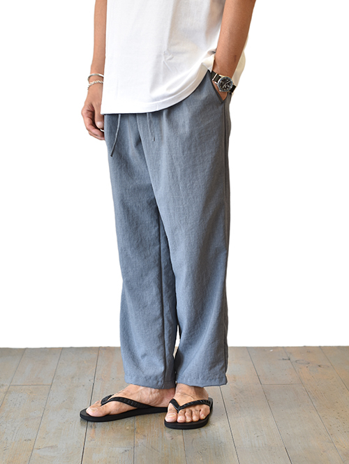 LA MOND SEMI WIDE SHARI PANT - Sax