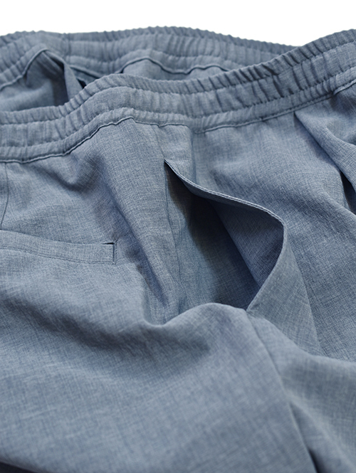 LA MOND SEMI WIDE SHARI PANT - Sax