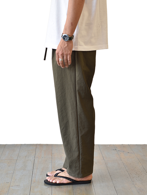 LA MOND SEMI WIDE SHARI PANT - Moss Brown