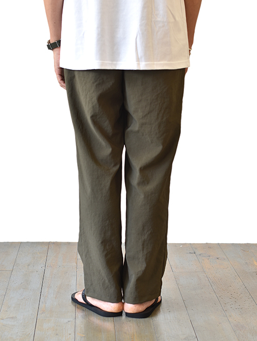 LA MOND SEMI WIDE SHARI PANT - Moss Brown