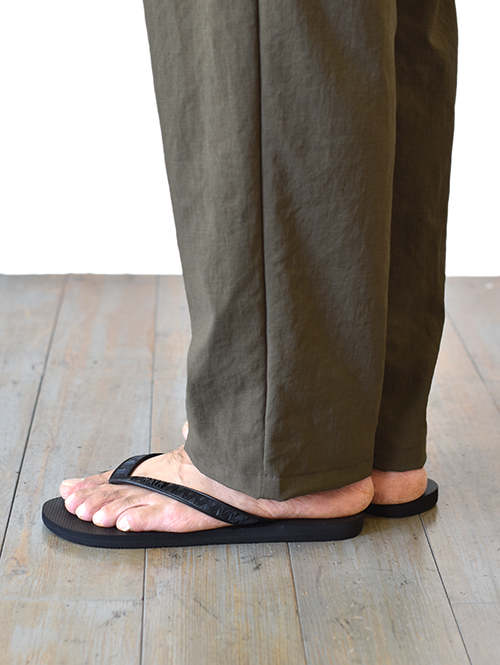 LA MOND SEMI WIDE SHARI PANT - Moss Brown