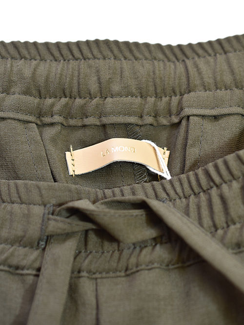 LA MOND SEMI WIDE SHARI PANT - Moss Brown