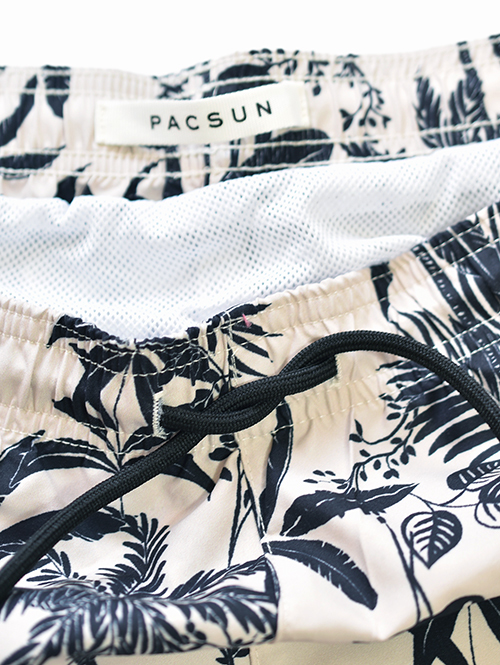 PACSUN 2WAY SWIM SHORTS 17" Tropicale