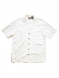 Robert J Clancey Rayon Aloha Shirt  White