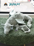 【66㎝ 特大サイズ Huge ヒュージサイズ】Jellycat Sage Dragon Huge　SAGE1DD　セージ ドラゴン ヒュージ  サイズ緑のドラゴン