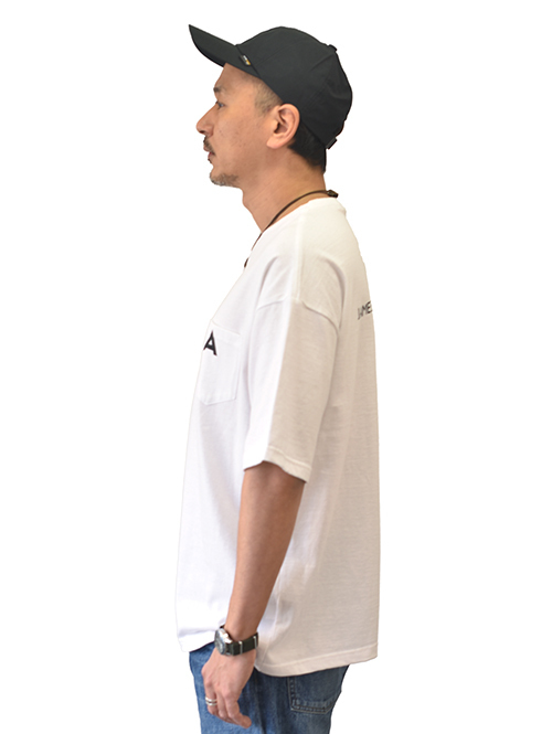 James After Beach Club ALOHA -Pocket Big T White 再入荷