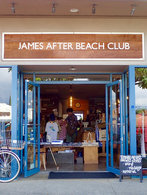 James After Beach Club ALOHA -Pocket Big T White 再入荷