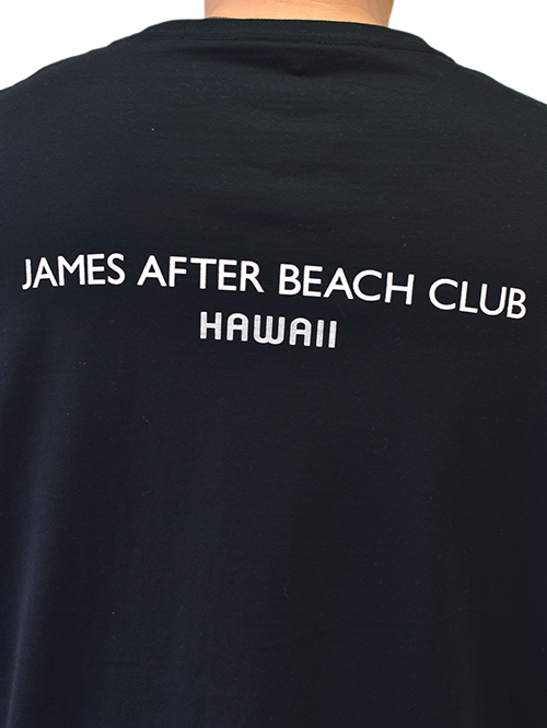 James After Beach Club ALOHA - Pocket Big T Black 再入荷