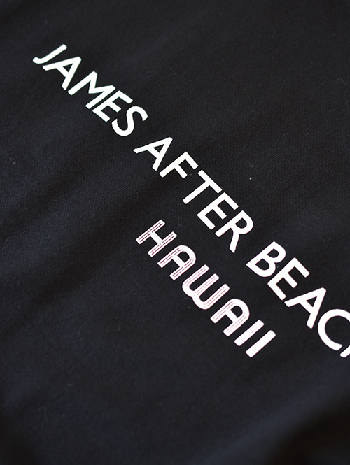 James After Beach Club ALOHA - Pocket Big T Black 再入荷
