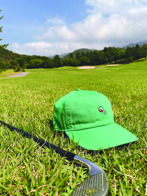 TURN ME ON GOLF LOGO CAP Green