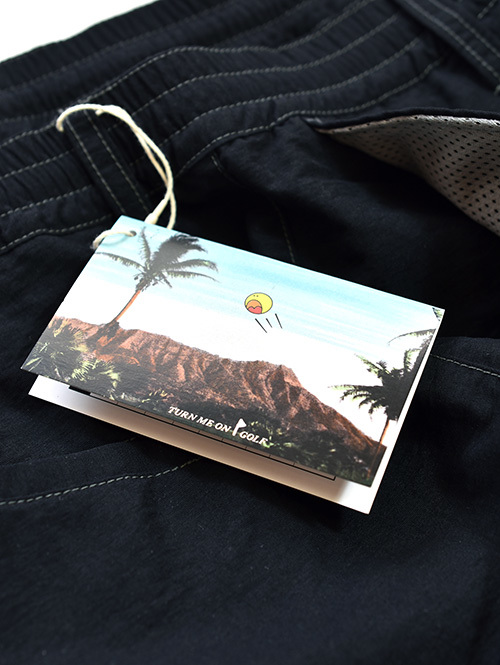 TURN ME ON GOLF EASY SHORTS Black