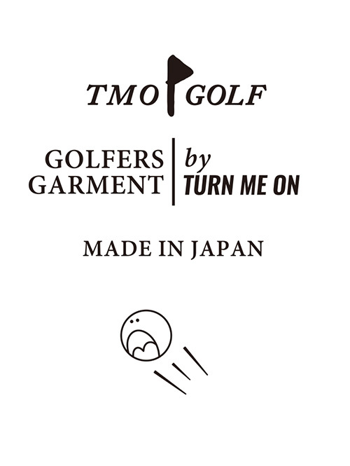 TURN ME ON GOLF Moc Neck Tee Black