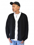 CAL O LINE SAFARI掲載　モヘア　カーディガン Black