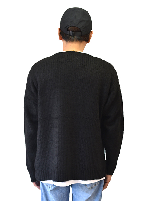 CAL O LINE SAFARI掲載 モヘア カーディガン Black