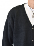 CAL O LINE SAFARI掲載　モヘア　カーディガン Black