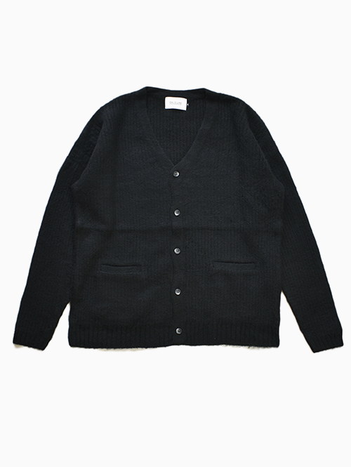 CAL O LINE SAFARI掲載 モヘア カーディガン Black